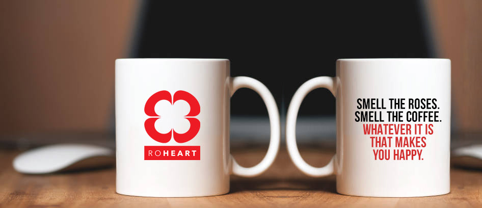 Roheart Smell The Roses Mug