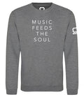 Roheart Music Feeds The Soul Grey Sweatshirt