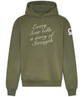 Roheart Every Scar tells a Story of Strength Hoodie