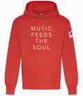 Roheart Music Feeds The Soul Red Hoodie