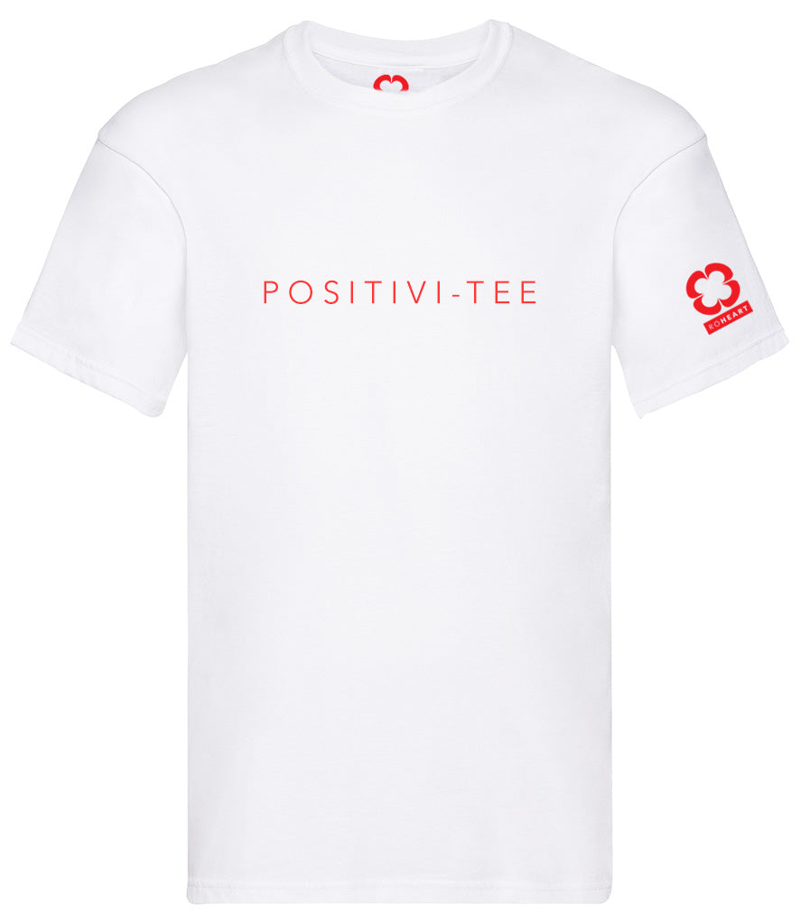 Roheart Positivi-Tee White T-Shirt