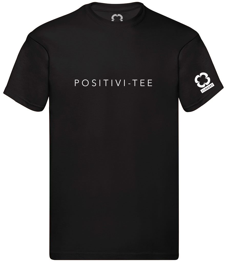 Roheart Positivi-Tee Black T-Shirt